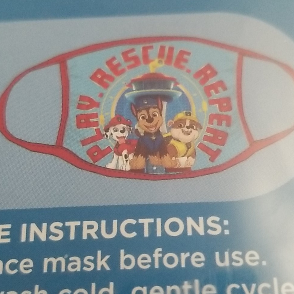 3 PAW PATROL CHILDREN'S FACE MASKS - Picture 8 of 9